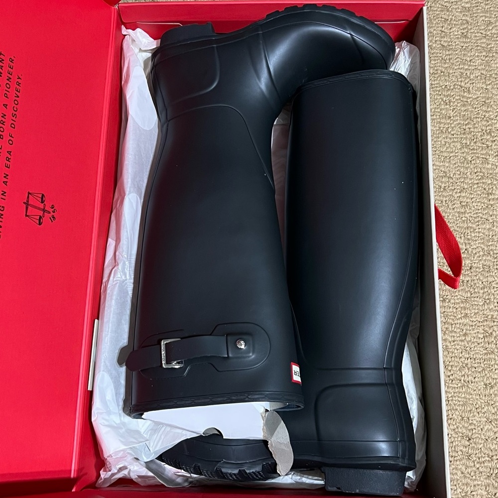 Hunter Tall Boots - Size 10